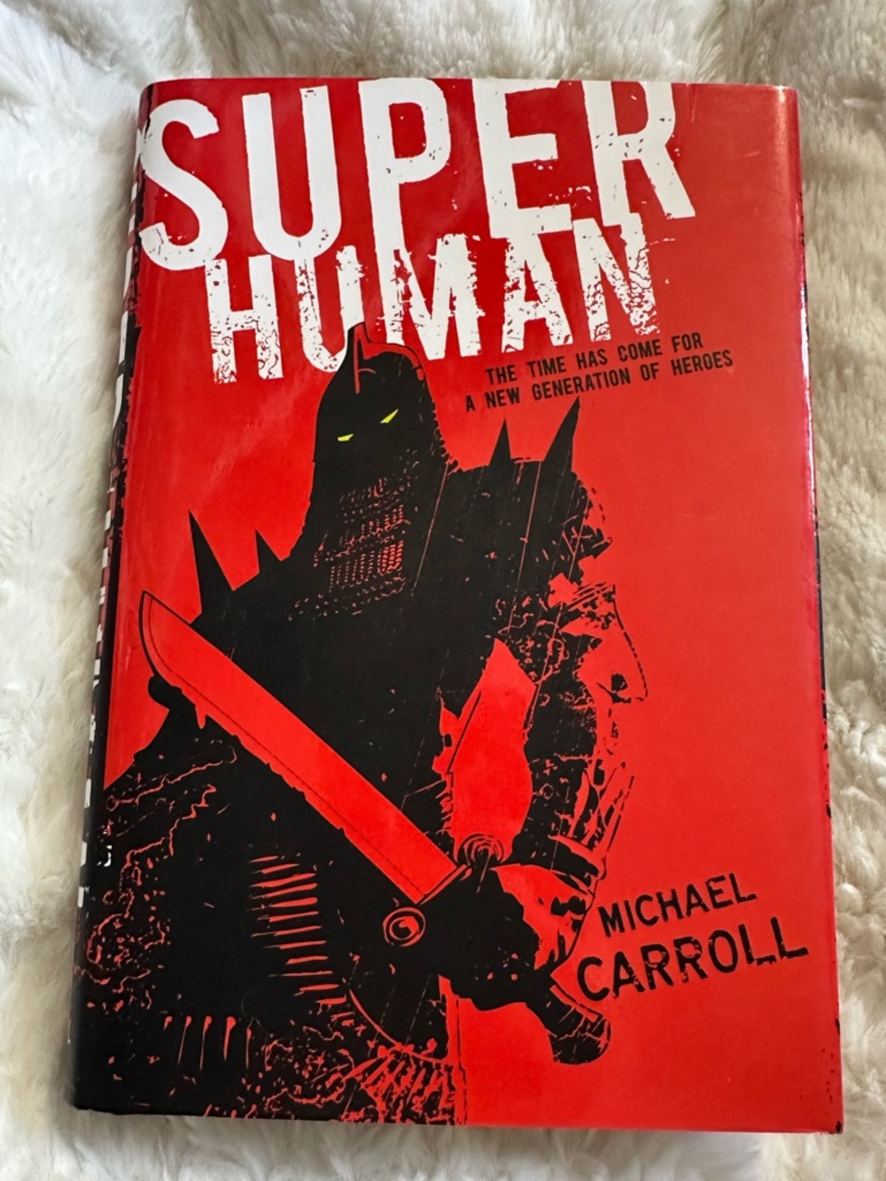 Super Human by Michael Carroll - Red & Black Hardcover